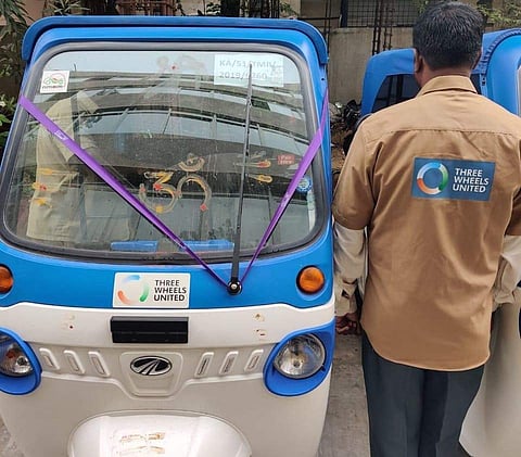 An electric auto financed by Three Wheels United