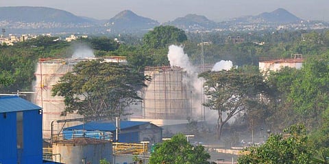 The gas leak