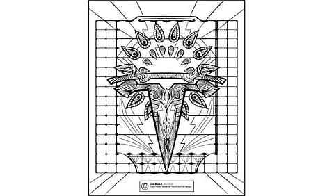 Gomez also sells other Musk artworks, such as posters inspired by the 'Oh, by the way, I'm developing a semi-mechanical dragon' tweet (Pic: Salina Gomez)