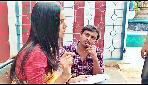 Before a scene | (Pic: Deepak Reddy)
