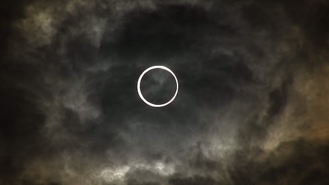 'Ring of fire' solar eclipse