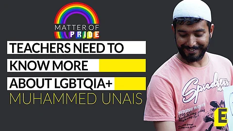He wants to teach students and spread awareness about the LGBTQ community (Pic:Edexlive)