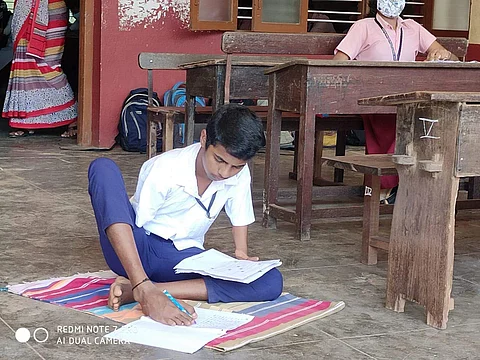 Kaushik Acharya, SSLC student who wrote exams using his toes
