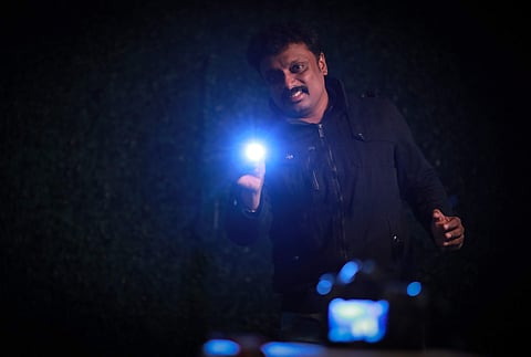 The first of Anoop’s light photographs were human figures