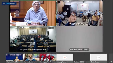 The panel was organised by the University Grants Commission