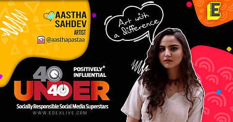 Aastha Sahdev illustrates about social issues that matter | Graphic: Naveen Kumar Manoharan