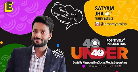Satyam Jha has shared over 300 posts related to organic horticulture on his Instagram page (Graphic: Naveen Kumar Manoharan)