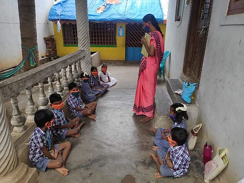 A micro class in session