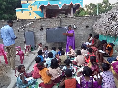 A Single Teacher School