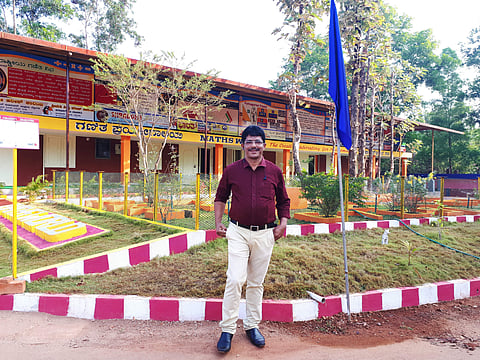 Yakub Koyyur at his school campus