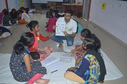 Children getting a dose of learning