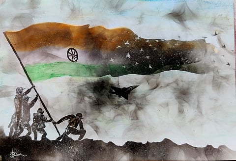 His art | (Pic: Dibiri Dhuan)