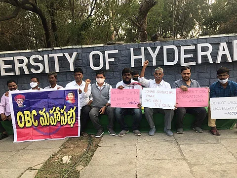 Protest at UoH