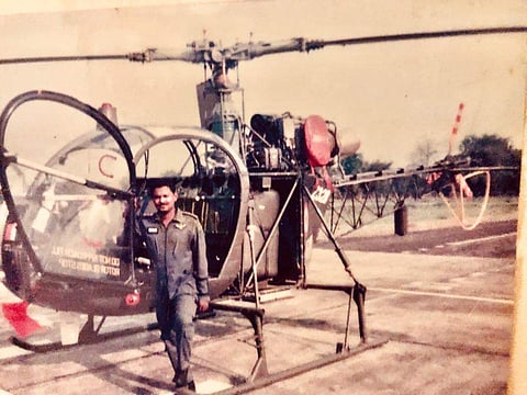 Lt Col Sada Peter at Dinjan Airbase Eastern Assam in 1996