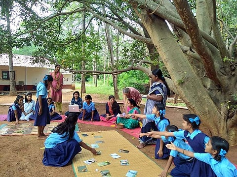 Sutha Mutha Project at Tharabanahalli Lower Primary Government School (Pictures: Nature Conservation Foundation)