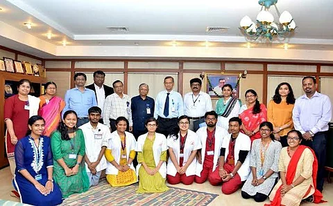 Staff at SRIHER (Picture: SRIHER Website)