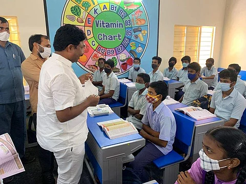 Adimulapu Suresh, Education Minister (picture: Twitter)