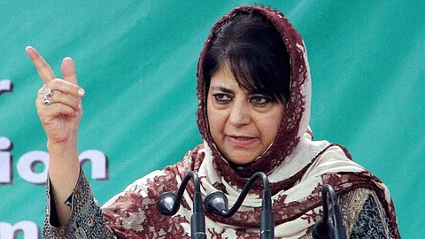 Former Jammu and Kashmir Chief Minister and PDP President Mehbooba Mufti | Pic: PTI