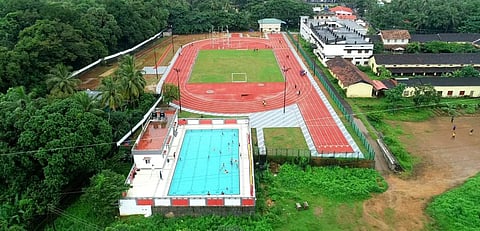 Parali Higher Secondary School sports complex | Pic: Courtesy of PG Manoj