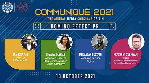 The domino effect of PR will be up for conversation at XIMB's annual media conclave tomorrow 