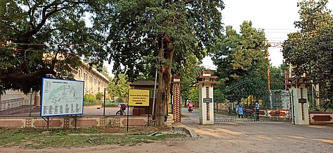 The campus remained out of bounds for the students on these three days (Pic:Prajanma Das/Edexlive)