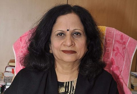 Anu Singh Lather, Vice-Chancellor of the Ambedkar University | Pic: DU Times