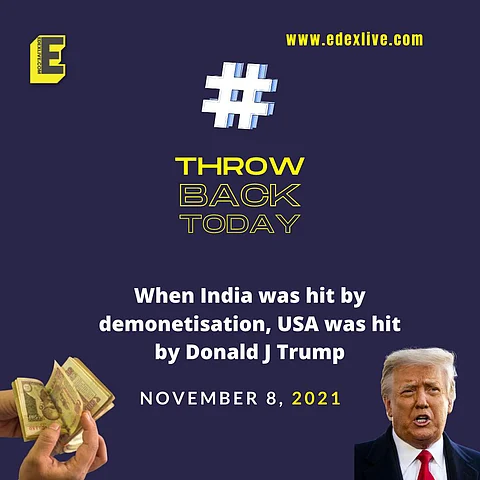 What happened on November 8: India was hit by demonetisation, United States was hit by Donald J Trump