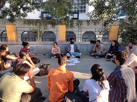 The students have been protesting since October for the reopening, and had taken to methods such as open classes | Pic: Sourced