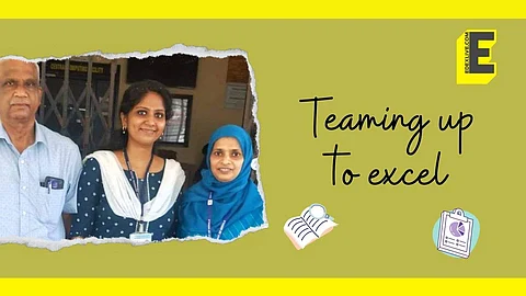 Dr Sivarajan KN, daughter Dr Nirmal S with their supervisor Dr EA Jasmine (Pic: EdexLive)