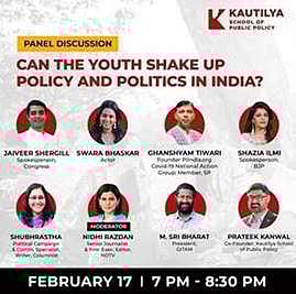 The webinar discussed youth politics in the present political scenario