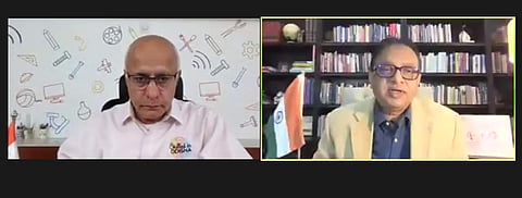 Screenshot from the webinar | Pic: SAI