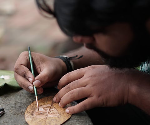 The 25-year-old paints stunningly detailed and lifelike portraits