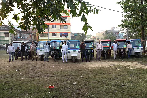 Pointo e-rickshaws on ground | (Pic: Pointo)