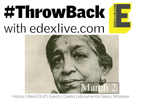 #ThrowBackToday: Reminiscing the poetic side of Sarojini Naidu on her death anniversary today