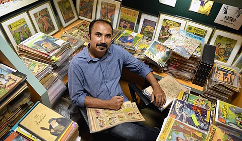 Meet Arun Prasad, the man who owns 18,000 comics and is trying to trace their history in India