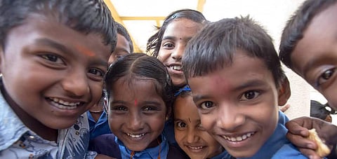 Happy students | (Pic: Agastya International Foundation)