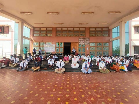 Students protesting