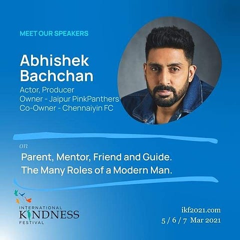 Abhishek Bachchan | Pic: International Kindness Festival