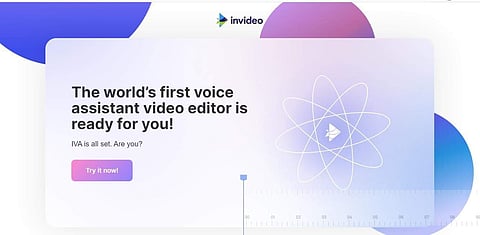 The landing page created by the company for April Fool's Day | Pic: InVideo