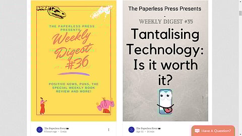 Pics: The Paperless Press
