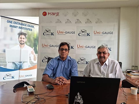 P Muralidhar and Dr Kumar | Pic: COMEDK, Uni-GAUGE