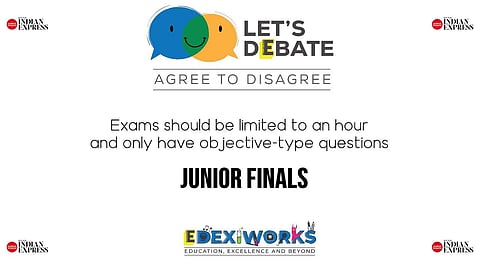 The New Indian Express conducted Let's Debate, India's largest inter-school virtual debate competition, in association with Hindustan Institute of Technology and Science and MEIL (Pic: EdexLive)