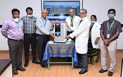 The concentrators being presented (Pic: SRM)