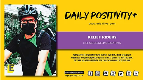 These Hyderabadi cyclists get over 300 calls from COVID patients needing essentials delivered, every single day