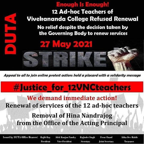 The poster from DUTA (Pic: DUTA)