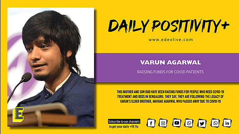 Varun Agarwal, Founder of Mayank Agarwal Memorial Fund (Picture: Edexlive)