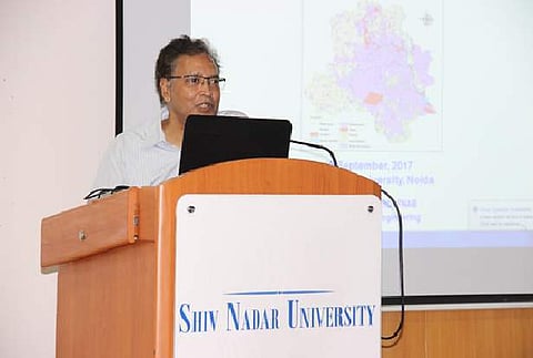 Prof Mukesh Sharma (Pic: snu.edu.in)