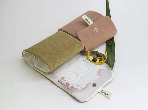 Don't hide away those sanitary pads in newspapers. Use Ayurvastra pad packs offered by these two NIFT students