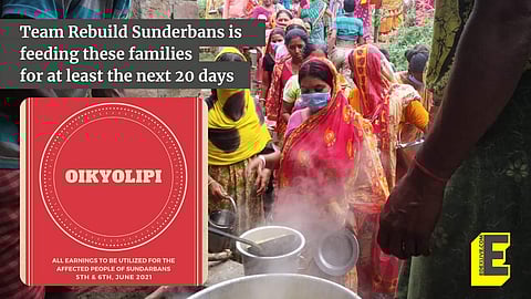 The team is now working with a local NGO, Sandhi, to feed the people of the region (Pic: EdexLive)