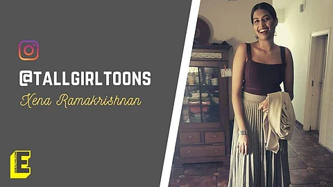 Tall girl problems? Here's why you will definitely relate to the comics on Xena Ramakrishnan's Insta page